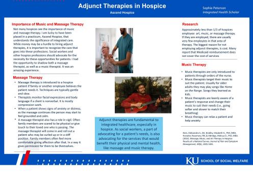 Sophie Peterson: Adjunct Therapies in Hospice