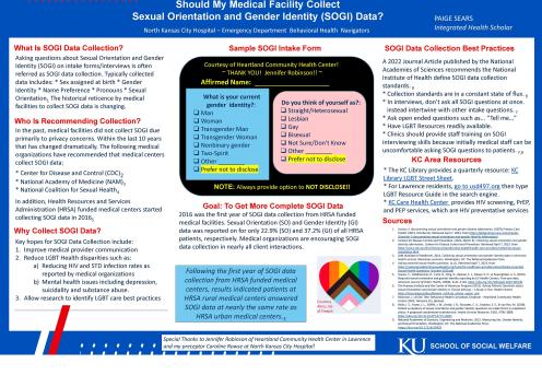 Paige Sears : Should My Medical Facility Collect Sexual Orientation and Gender Identity (SOGI) Data?