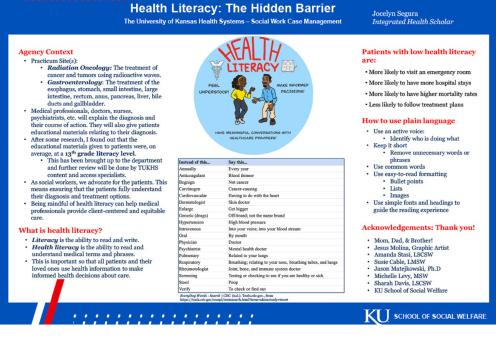 Jocelyn Segura : Health Literacy : The Hidden Barrier