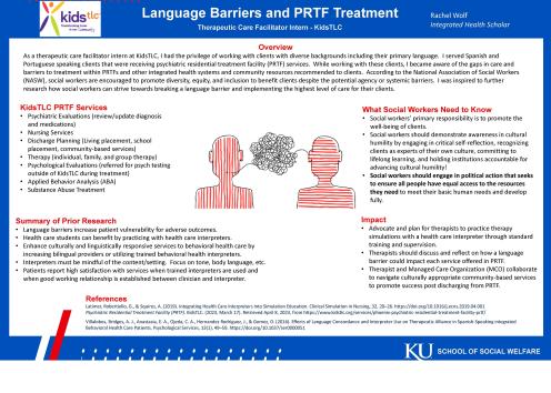 Rachel Wolf : Language Barriers and PRTF Treatment