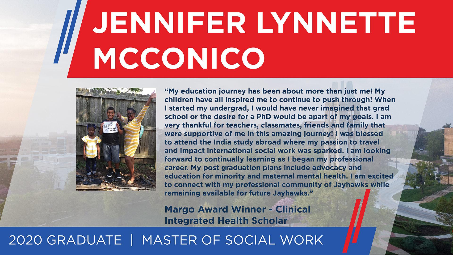 MSW Clinical Margo Award Winner - Jennifer McConico